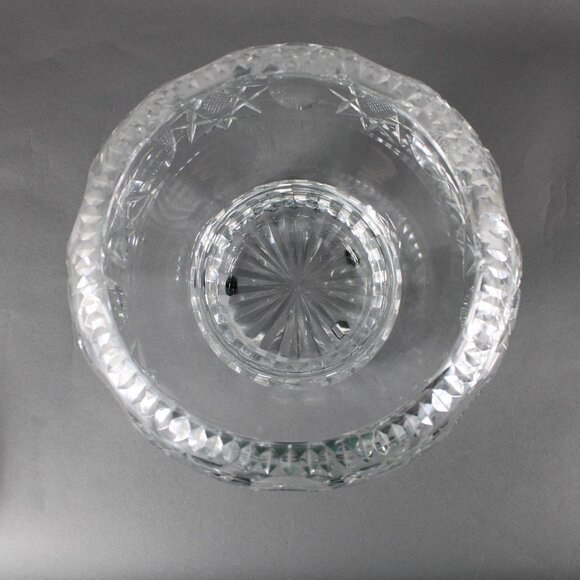 Brierly Bowl 8 x 7 Cut Crystal Footed Full Lead Hand Cut Bowl - Picture 4 of 12